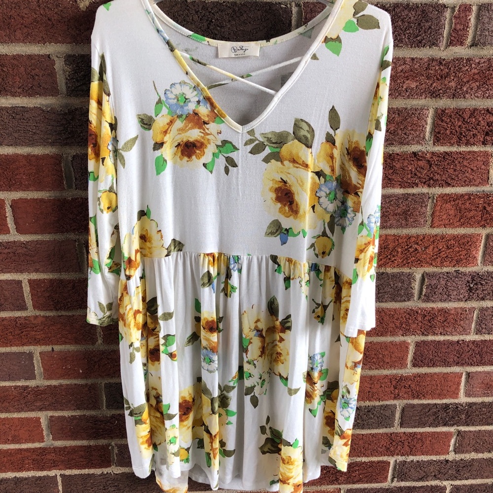 Babydoll Floral Shirt